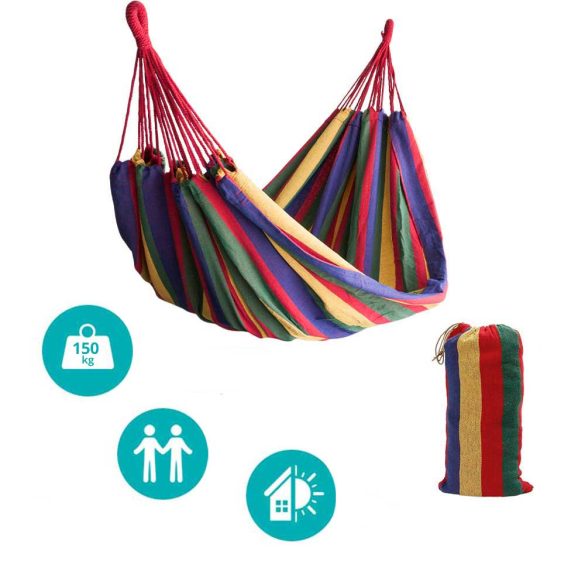 Kétszemélyes függőágy-piros