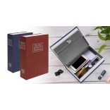Könyv alakú biztonsági doboz-bordó
