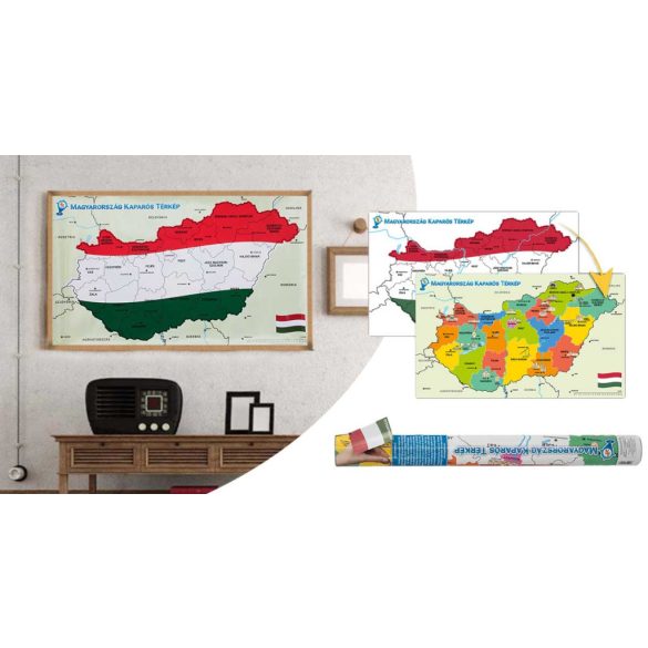 Magyarország kaparós térkép