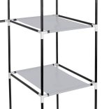 Mobil ruhásszekrény 130x45x170 cm-es méretben-bordó