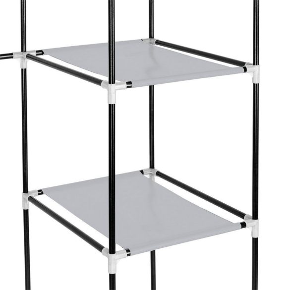 Mobil ruhásszekrény 130x45x170 cm-es méretben-bordó