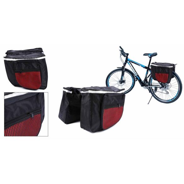 Dupla kerékpártáska