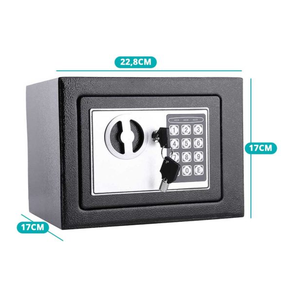 Digitális széf 2 típusban - kicsi, fekete