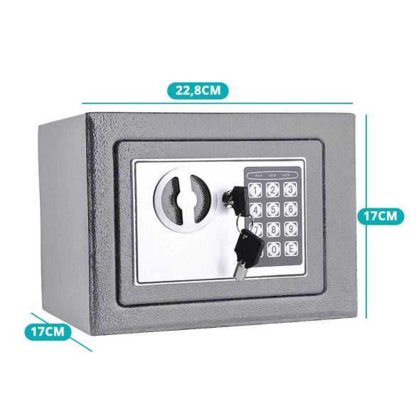 Digitális széf 2 típusban - kicsi, szürke