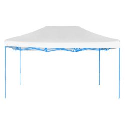   Összecsukható kerti pavilon több típusban-2,9x4,25 méteres-fehér-pavilon