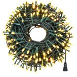 LED fényfüzér választható méretben és színben-120 LED-es-melegfehér