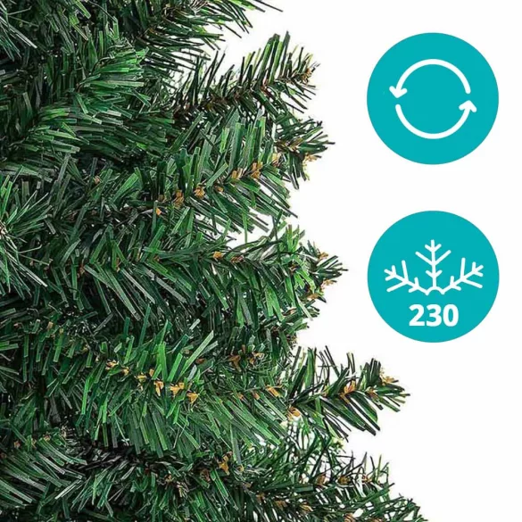 Nordmann műfenyő fém talppal, 4 méretben-120 cm