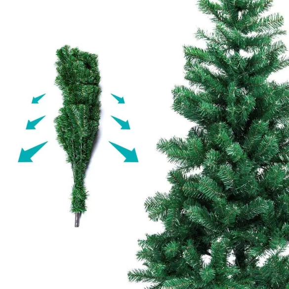 Nordmann műfenyő fém talppal, 4 méretben-150 cm