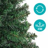 Nordmann műfenyő fém talppal, 4 méretben-210 cm