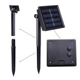 100 LED-es napelemes kerti fényfüzér-10 méteres-hideg fehér