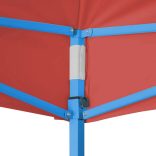 Összecsukható kerti pavilon több típusban-2,9x4,25 méteres-piros-pavilon+hordtáska