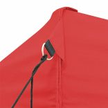 Összecsukható kerti pavilon több típusban-2,9x4,25 méteres-piros-pavilon+hordtáska