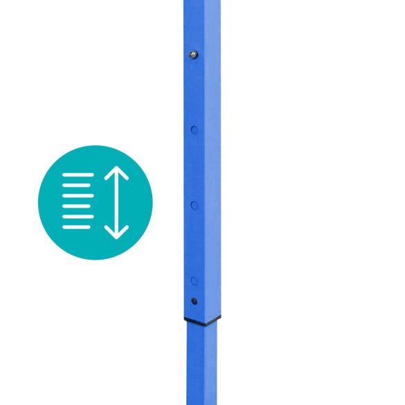 Összecsukható kerti pavilon több típusban-2,9x4,25 méteres-piros-pavilon+hordtáska