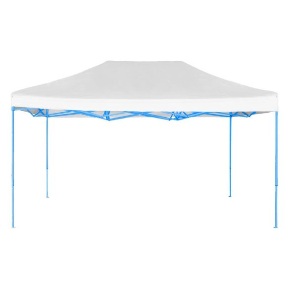 Összecsukható kerti pavilon több típusban-2,9x4,25 méteres-fehér-pavilon+hordtáska