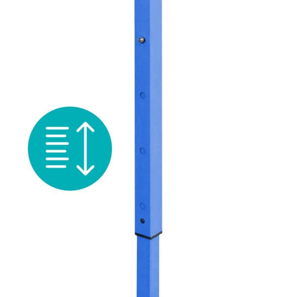 Összecsukható kerti pavilon több típusban-2,9x5,7 méteres-piros-pavilon+hordtáska