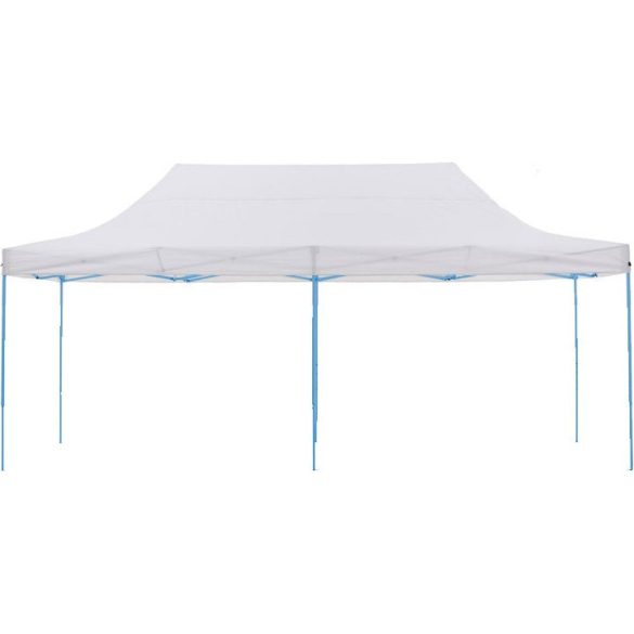 Összecsukható kerti pavilon több típusban-2,9x5,7 méteres-fehér-pavilon+hordtáska