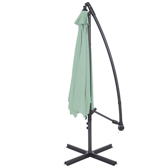 Függő napernyő, 2,8 m, világos zöld