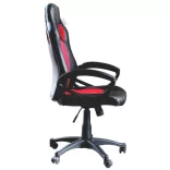 Gamer szék több színben - basic-színes háttámla, piros