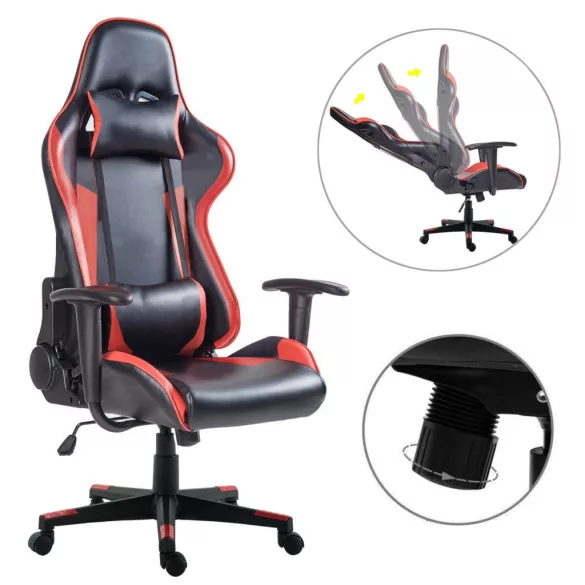 Gamer szék több színben  - pro-piros