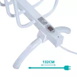 Elektromos cipőszárító 4 pár cipőnek, 80 W