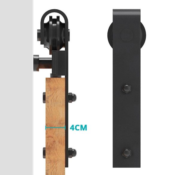 Tolóajtó sín szett 2 típusban-dupla