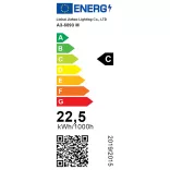 Vízálló dekor égősor, 15 db E27 LED lámpával, 14,6 m, melegfehér