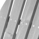 Fa kerti szék, szürke