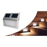 4 db falra szerelhető kültéri napelemes lámpa