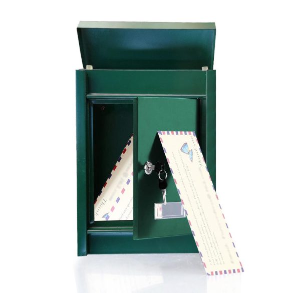 Fém postaláda több színben-zöld