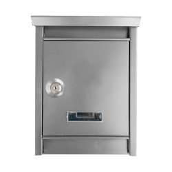 Fém postaláda több színben-szürke