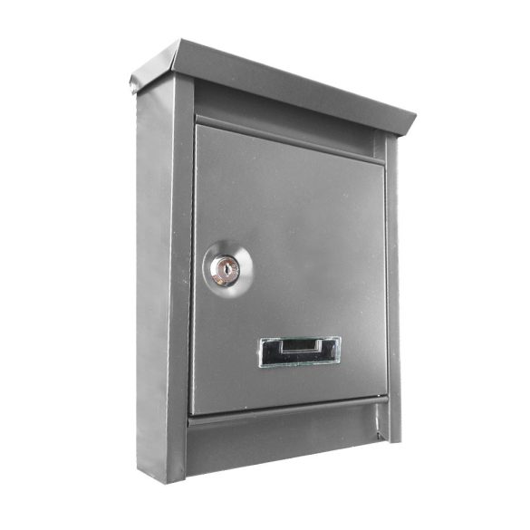 Fém postaláda több színben-szürke