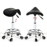 Nyerges, gurulós kozmetikai szék-fekete