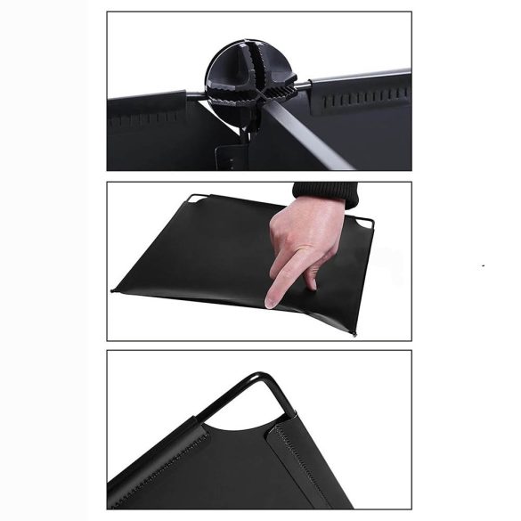 Műanyag elemes szekrény-fekete