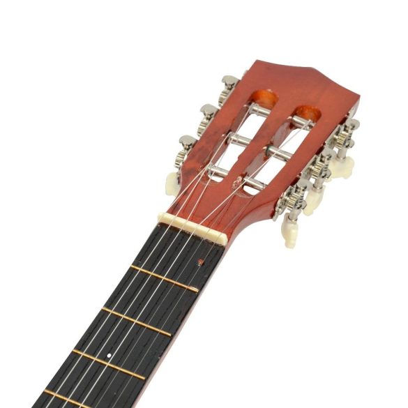 Akusztikus gitár szett kezdőknek, ajándék hangolóval, 2 színben-barna