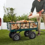 Fém kerti kézikocsi, 300 kg teherbírással