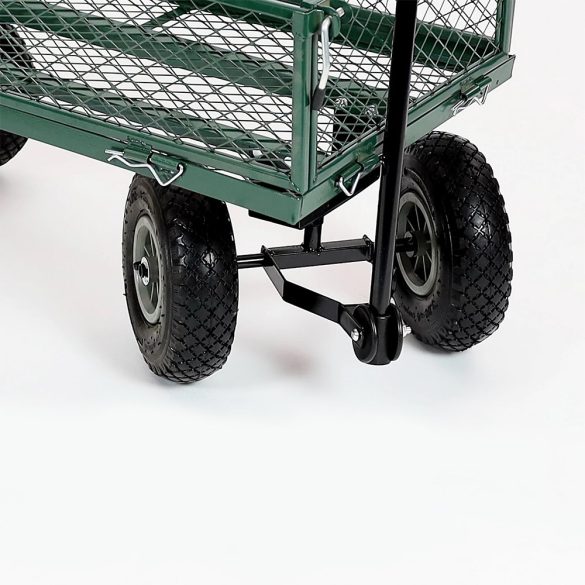 Fém kerti kézikocsi, 300 kg teherbírással