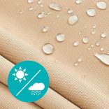 Feltekerhető napellenző több méretben és színben - bézs, 250x120cm