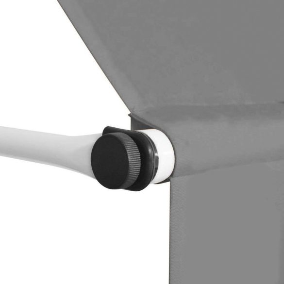 Feltekerhető napellenző, szürke, 200x120 cm