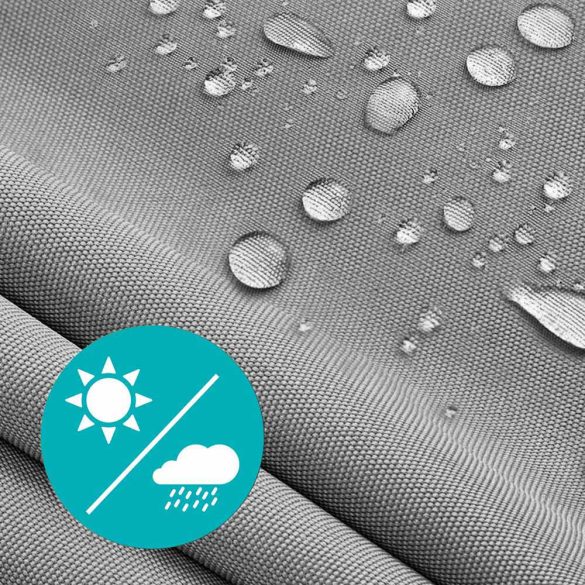 Feltekerhető napellenző, szürke, 200x120 cm