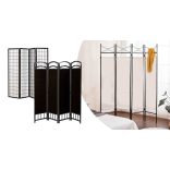 4 paneles térelválasztó paraván-japán stílusú