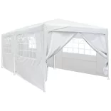 Party sátor fehér színben, 3 méretben-3x6 méteres