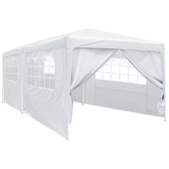 Party sátor fehér színben, 3 méretben-3x6 méteres