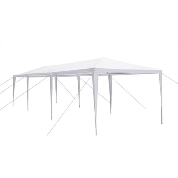 Party sátor fehér színben, 3 méretben-3x9 méteres