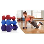 6 db-os kézi súlyzó szett