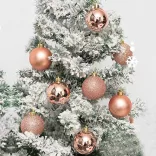 112 részes karácsonyfadísz, több színben-rose gold