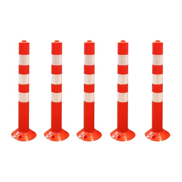 Műanyag terelőoszlop 5 db