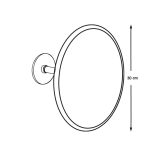 Beltéri közlekedési tükör, 30 cm