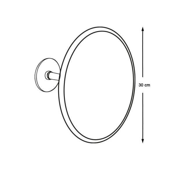 Beltéri közlekedési tükör, 30 cm