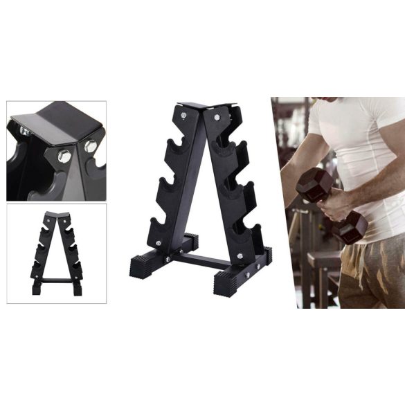 Súlyzó tartó 3 pár súlyzónak