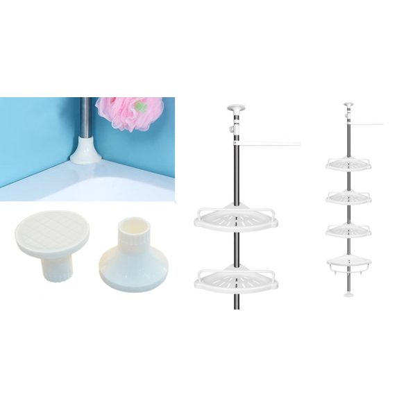 Teleszkópos fürdőszobapolc